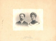 Gijsberta Johanna MG (1873-1947) en haar man prof. mr. dr. Anton van Gijn (1866-1933)